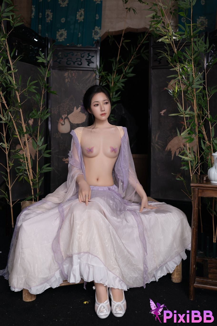 No watermark for in app purchases caviar Fish XIUREN model Butterfly PixiBB.COM 017 1