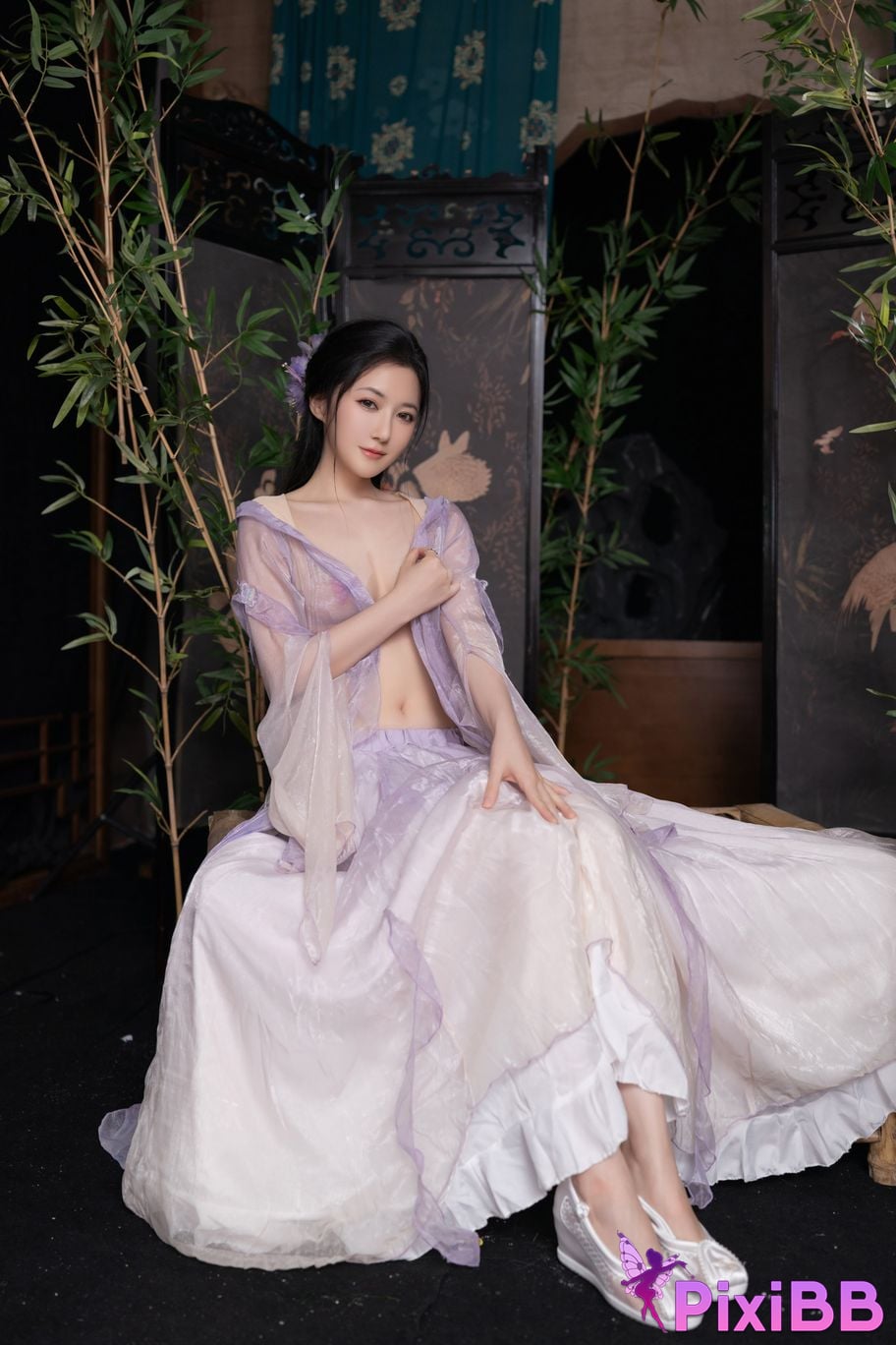 No watermark for in app purchases caviar Fish XIUREN model Butterfly PixiBB.COM 020 1