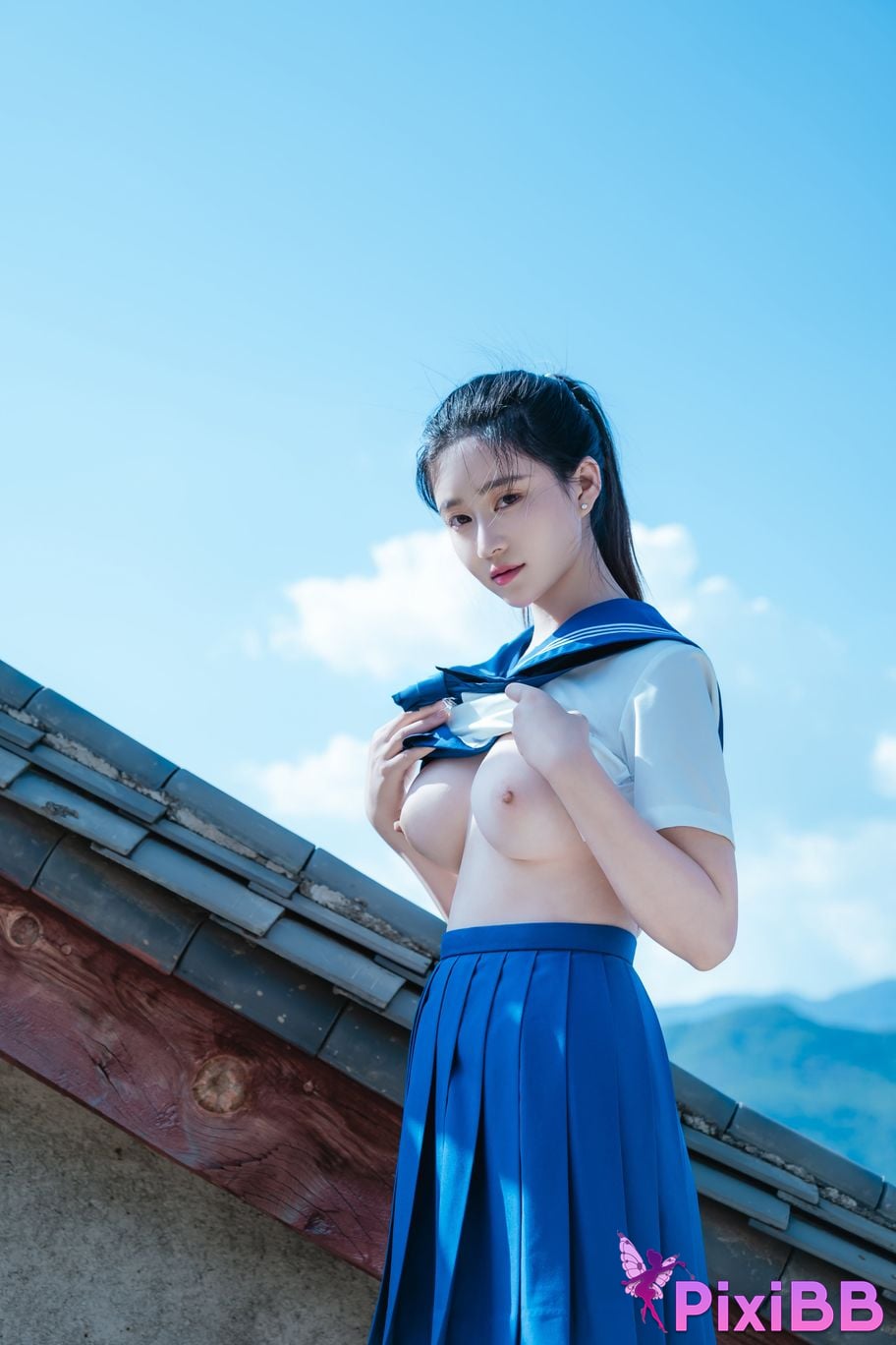 Cosplayer every year Nnian bubble summer JK PixiBB.COM 031 1