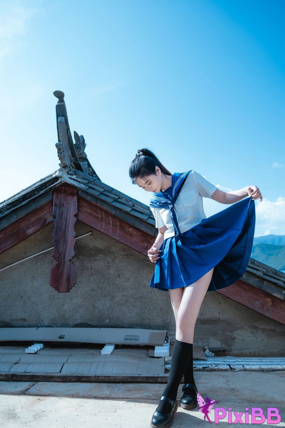 Cosplayer every year Nnian bubble summer JK PixiBB.COM 035 1