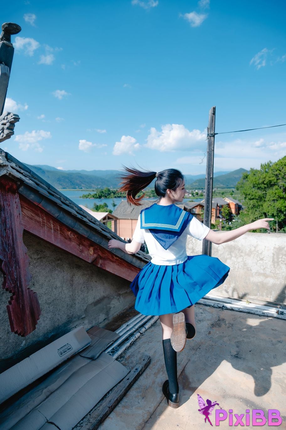 Cosplayer every year Nnian bubble summer JK PixiBB.COM 046 1