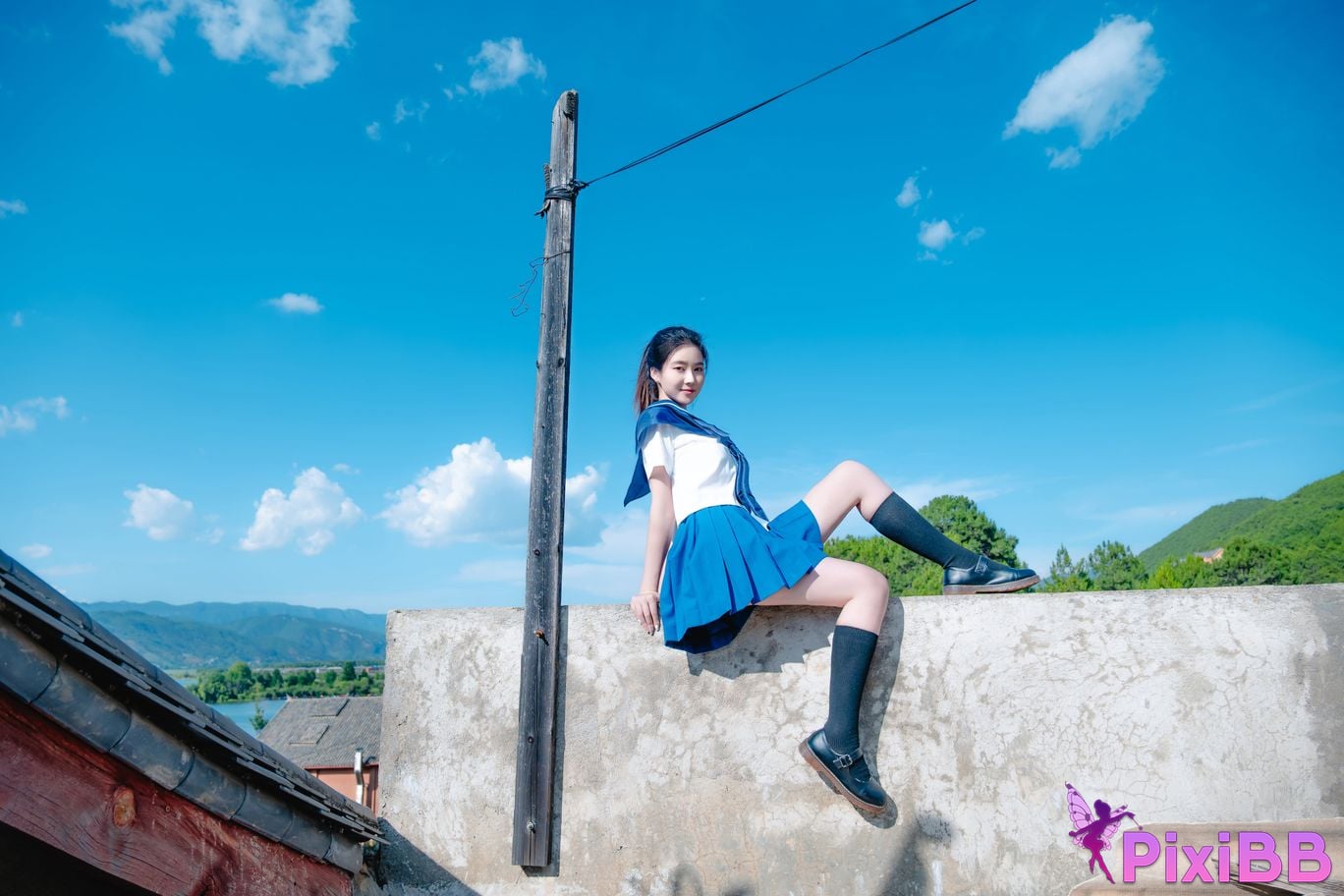 Cosplayer every year Nnian bubble summer JK PixiBB.COM 052 1