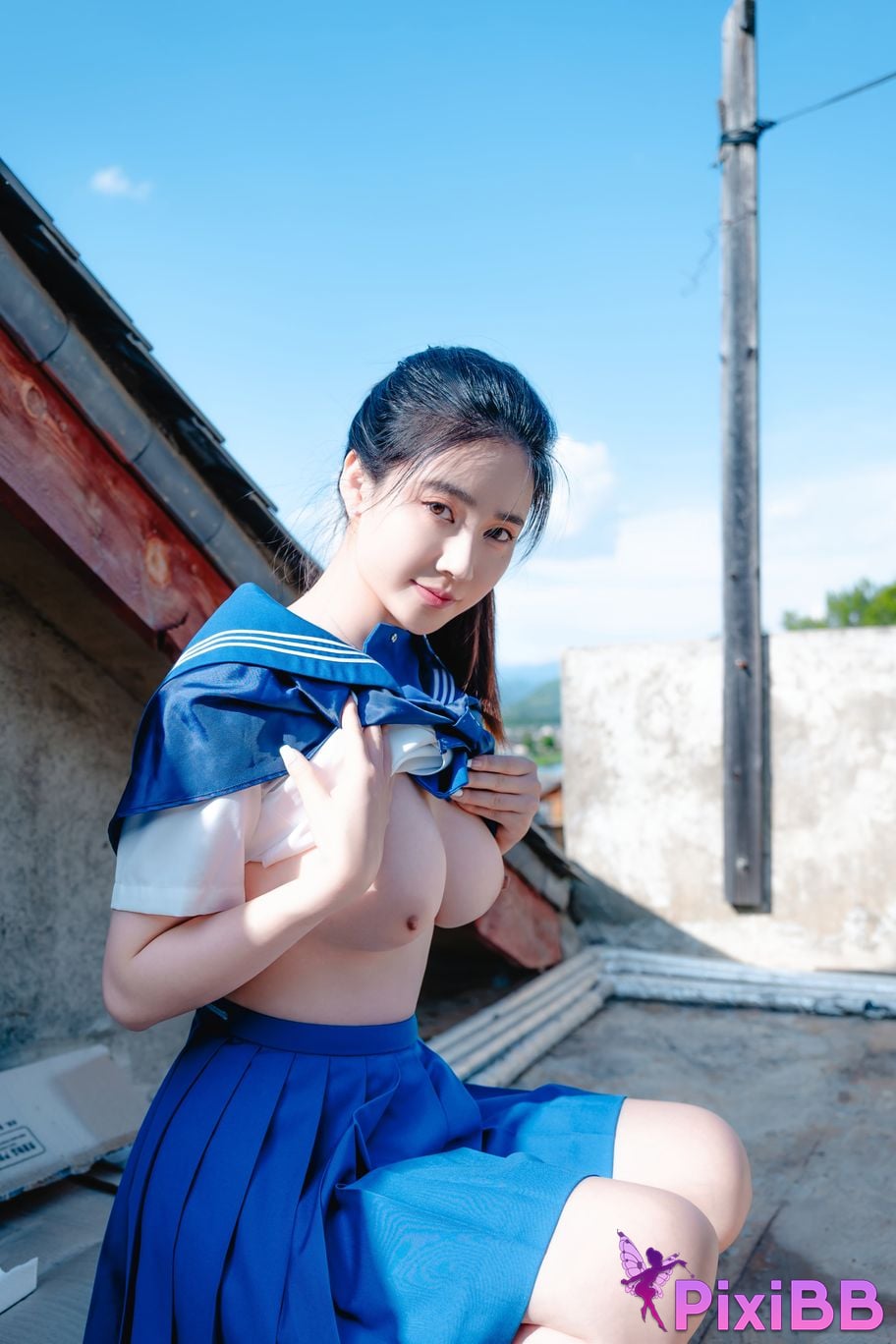 Cosplayer every year Nnian bubble summer JK PixiBB.COM 061 1