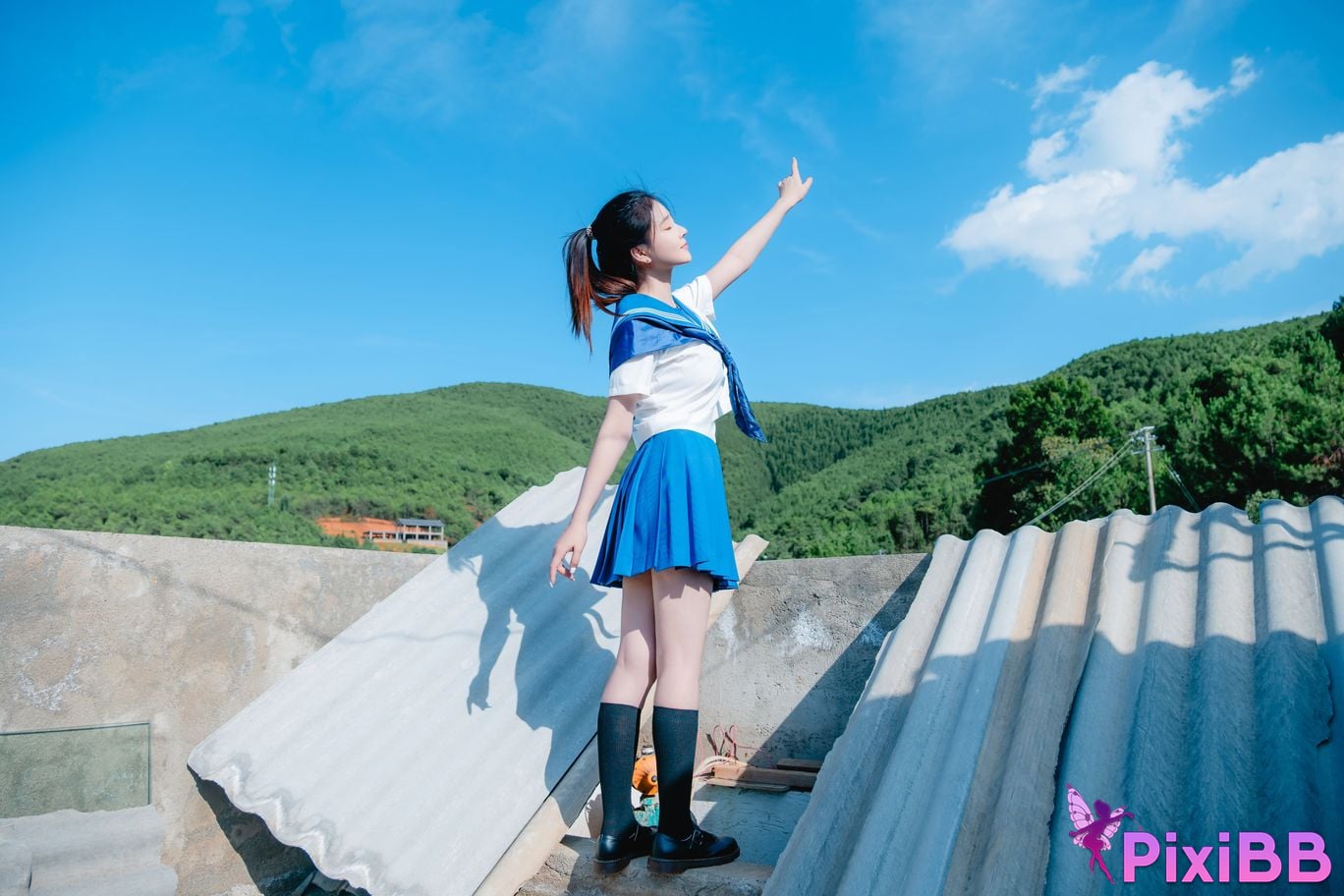 Cosplayer every year Nnian bubble summer JK PixiBB.COM 068 1