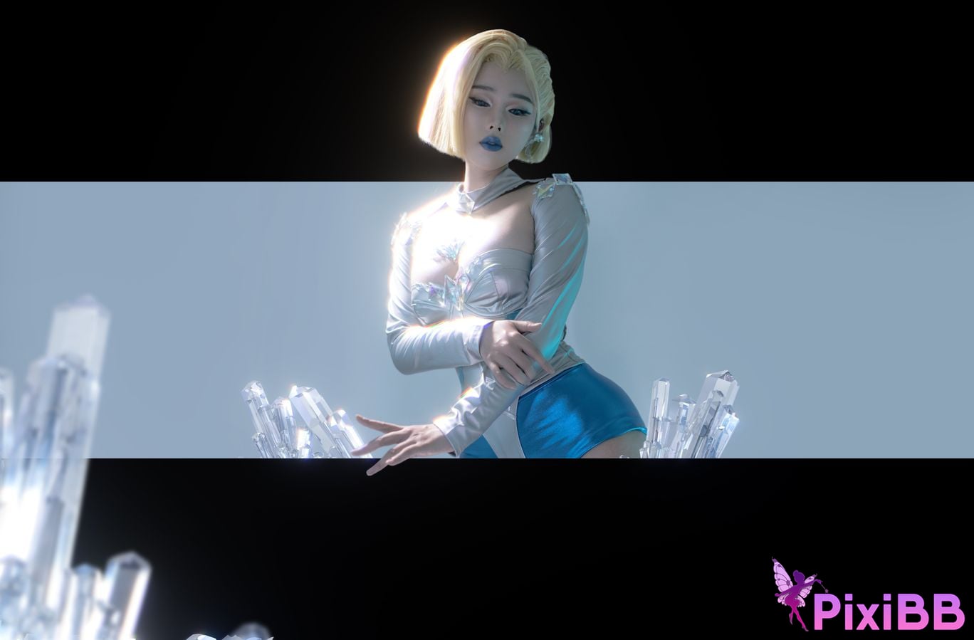 Cosplayer Titanium alloy TiTi white empress PixiBB.COM 034 1