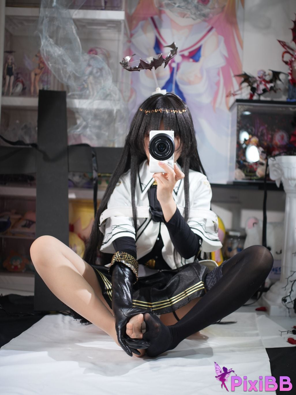 Cosplayer white oak Shirly Arknights arturo PixiBB.COM 019 1