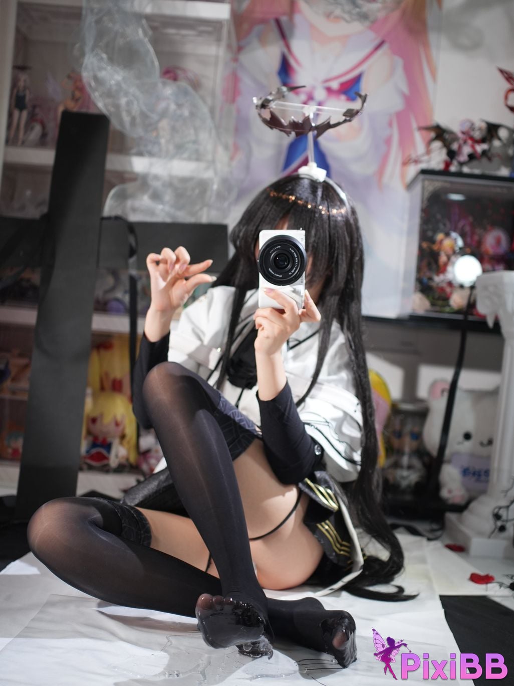 Cosplayer white oak Shirly Arknights arturo PixiBB.COM 026 1