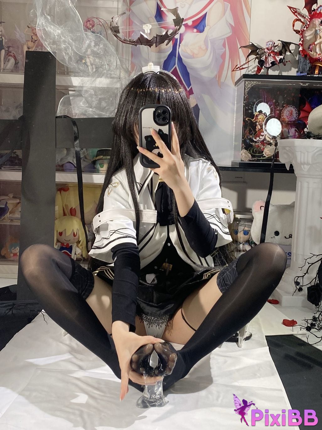 Cosplayer white oak Shirly Arknights arturo PixiBB.COM 028 1