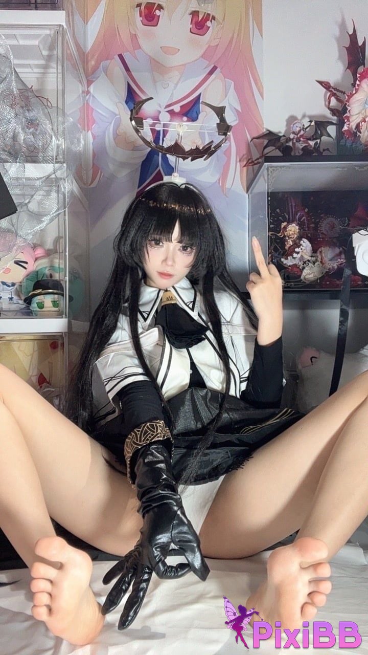 Cosplayer white oak Shirly Arknights arturo PixiBB.COM 057 1