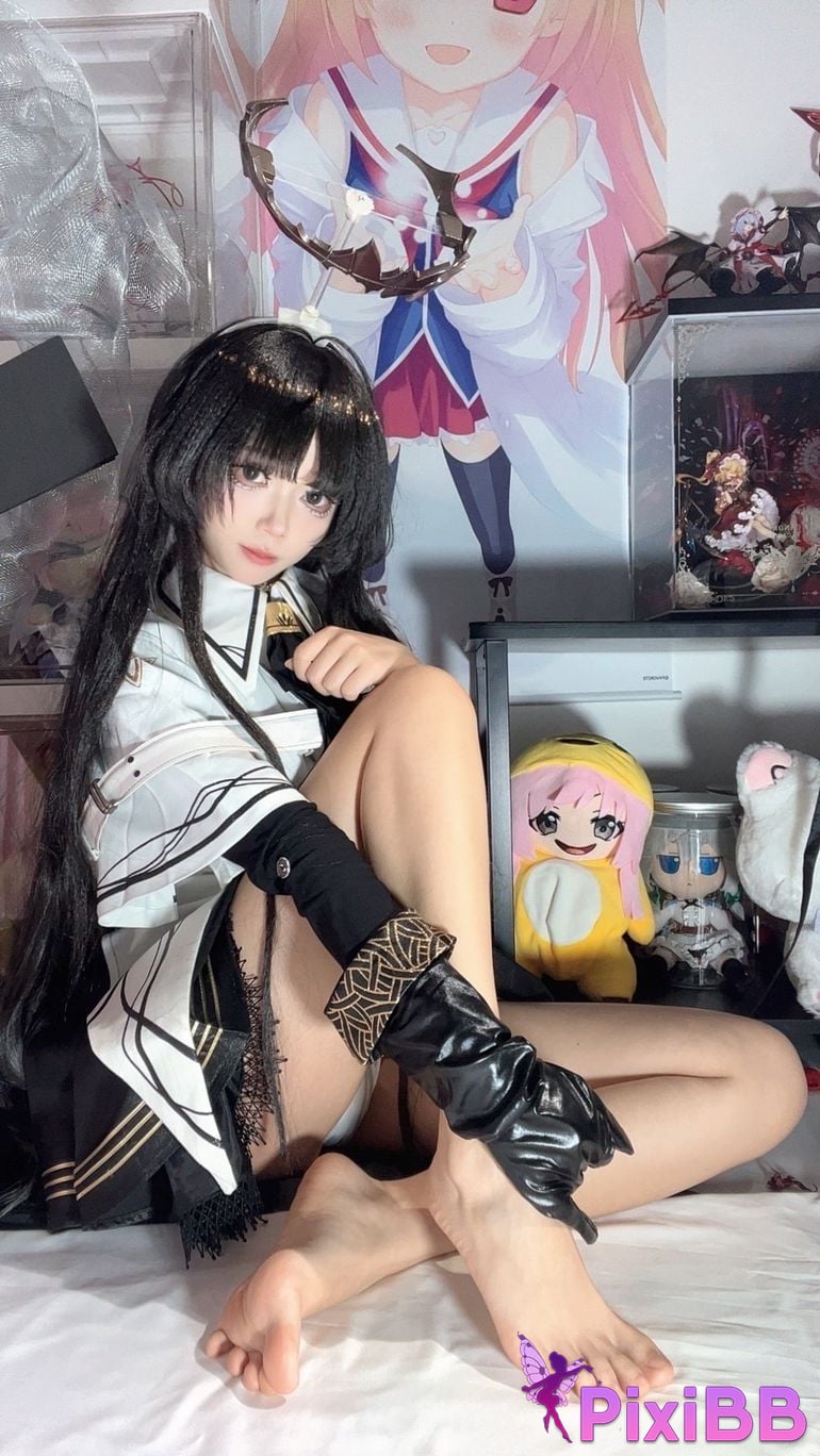 Cosplayer white oak Shirly Arknights arturo PixiBB.COM 058 1