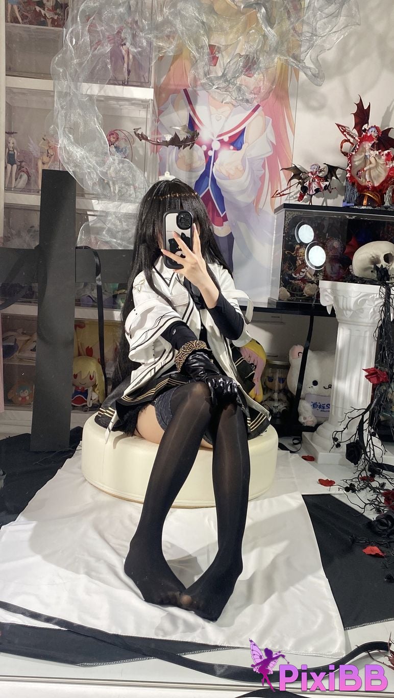 Cosplayer white oak Shirly Arknights arturo PixiBB.COM 063 1
