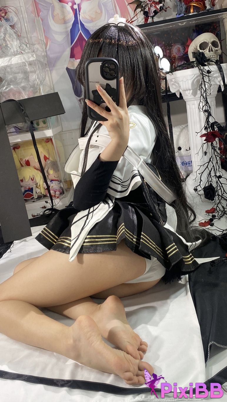 Cosplayer white oak Shirly Arknights arturo PixiBB.COM 104 1