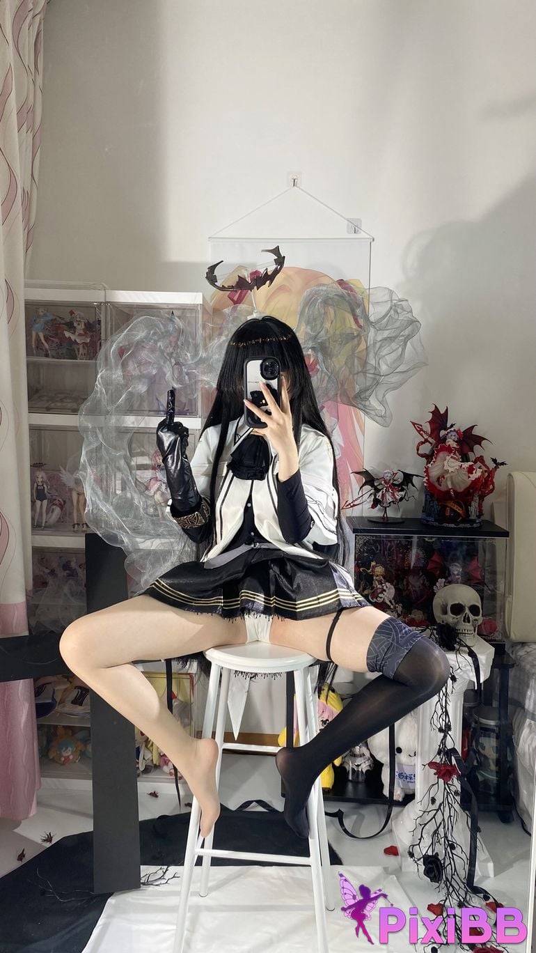 Cosplayer white oak Shirly Arknights arturo PixiBB.COM 116 1