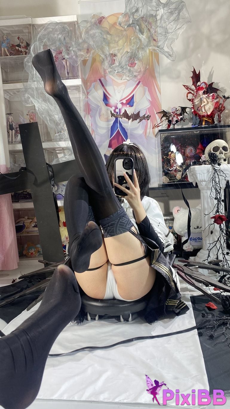 Cosplayer white oak Shirly Arknights arturo PixiBB.COM 122 1