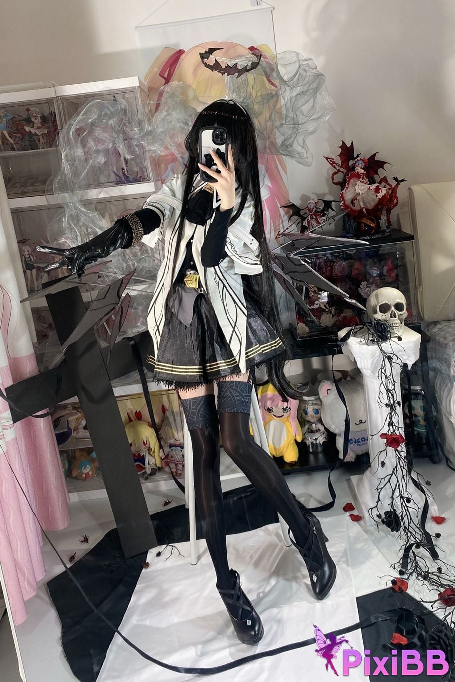 Cosplayer white oak Shirly Arknights arturo PixiBB.COM 129 1