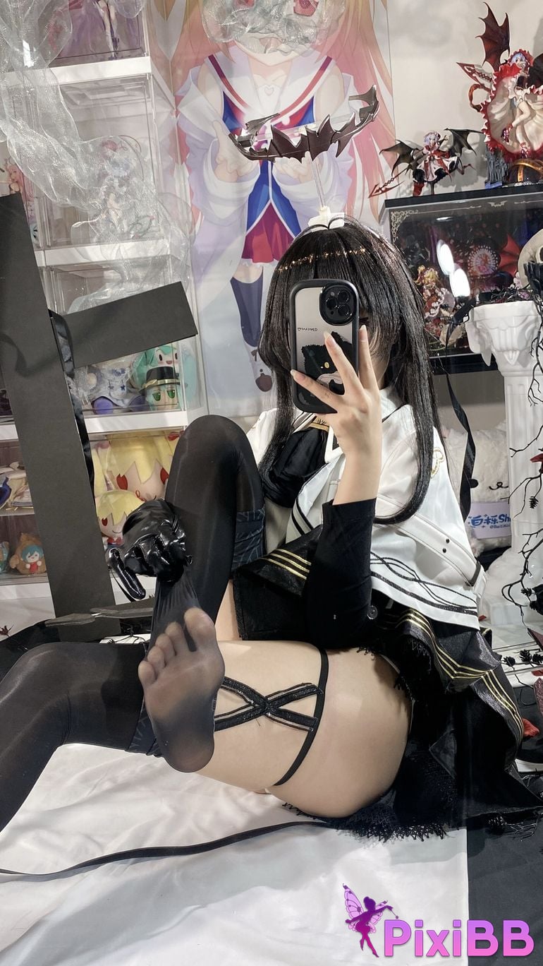 Cosplayer white oak Shirly Arknights arturo PixiBB.COM 130 1