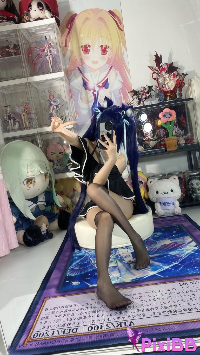 Cosplayer white oak Shirly Kuromi Akane PixiBB.COM 010 1