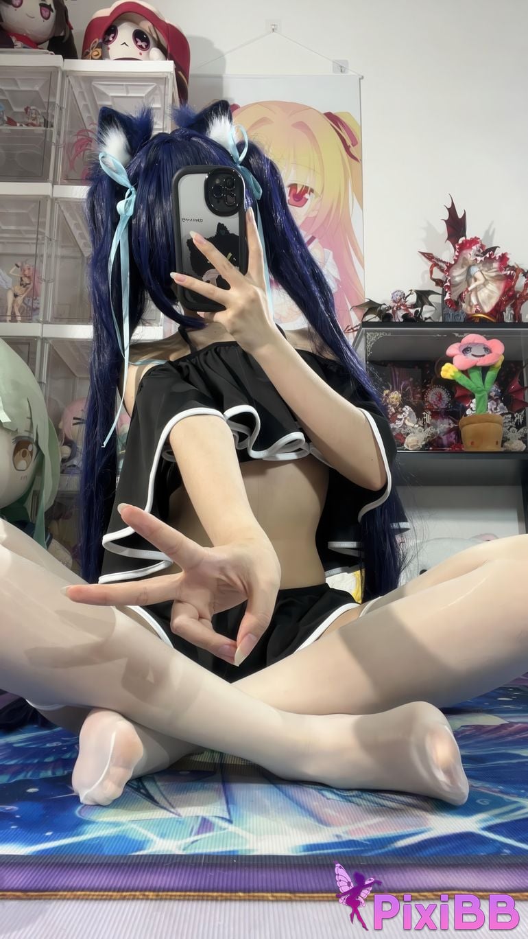 Cosplayer white oak Shirly Kuromi Akane PixiBB.COM 019 1