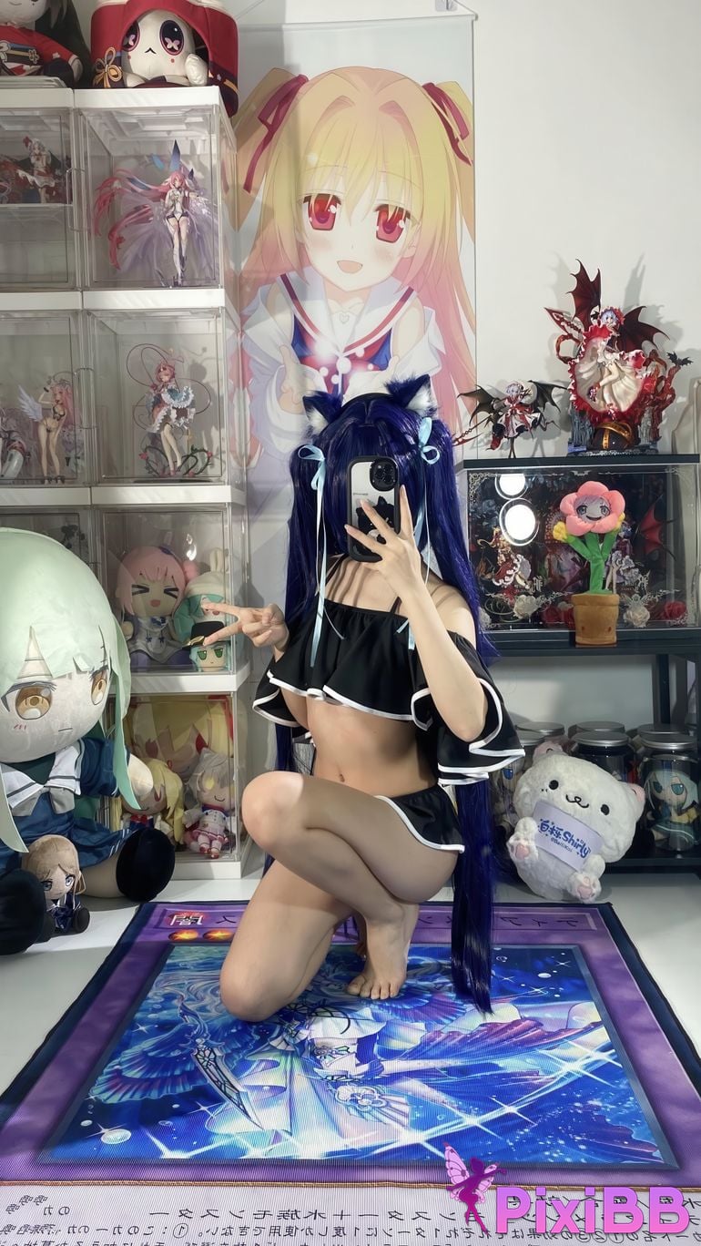 Cosplayer white oak Shirly Kuromi Akane PixiBB.COM 081 1