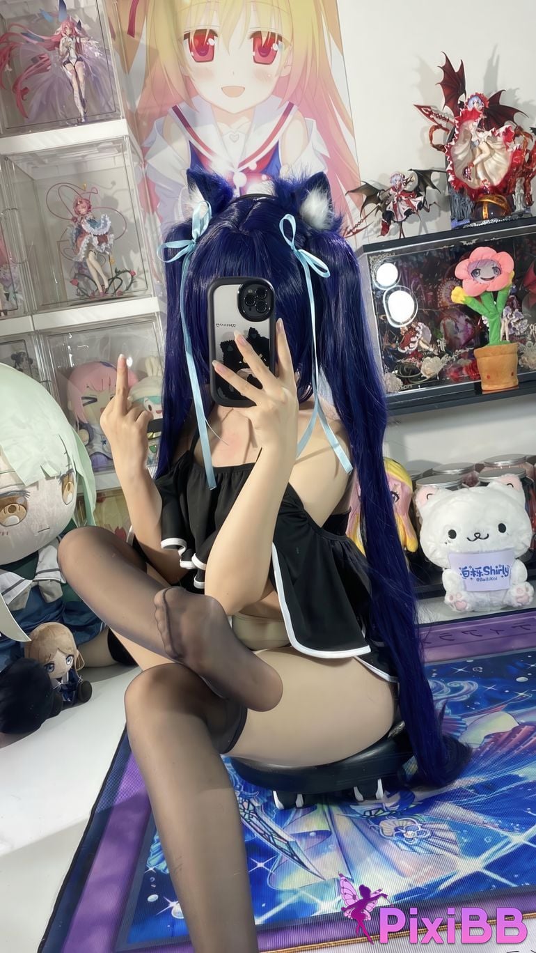 Cosplayer white oak Shirly Kuromi Akane PixiBB.COM 088 1