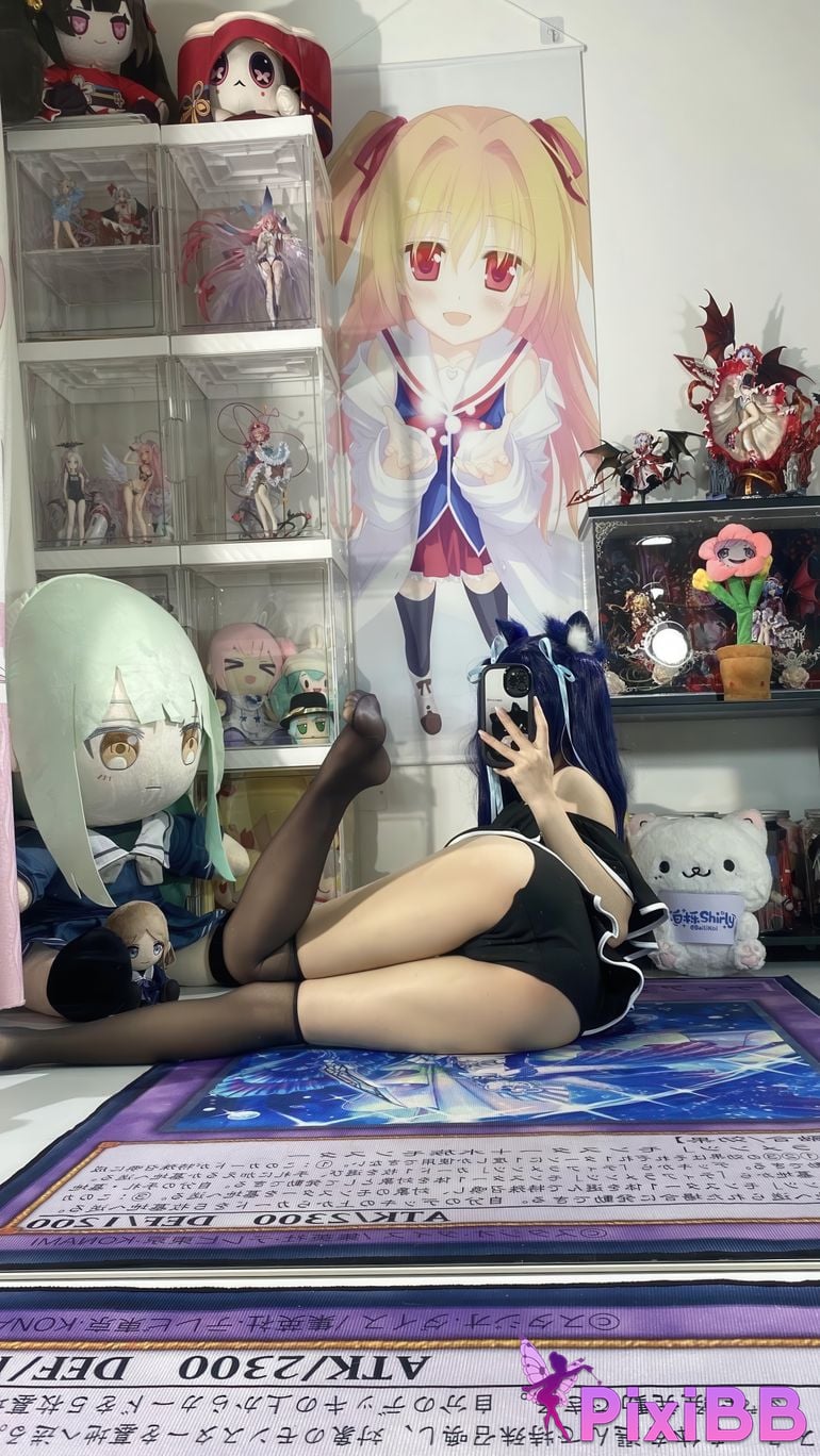 Cosplayer white oak Shirly Kuromi Akane PixiBB.COM 090 1
