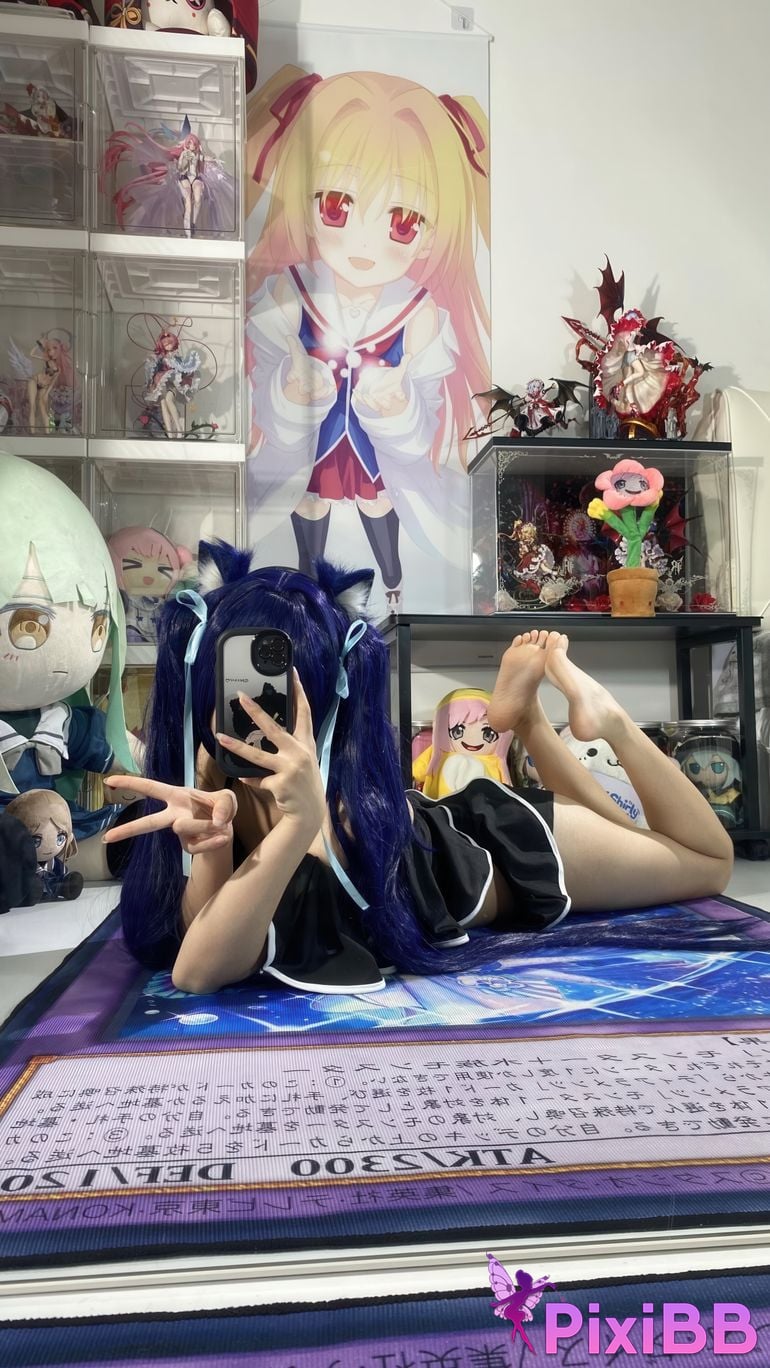 Cosplayer white oak Shirly Kuromi Akane PixiBB.COM 110 1