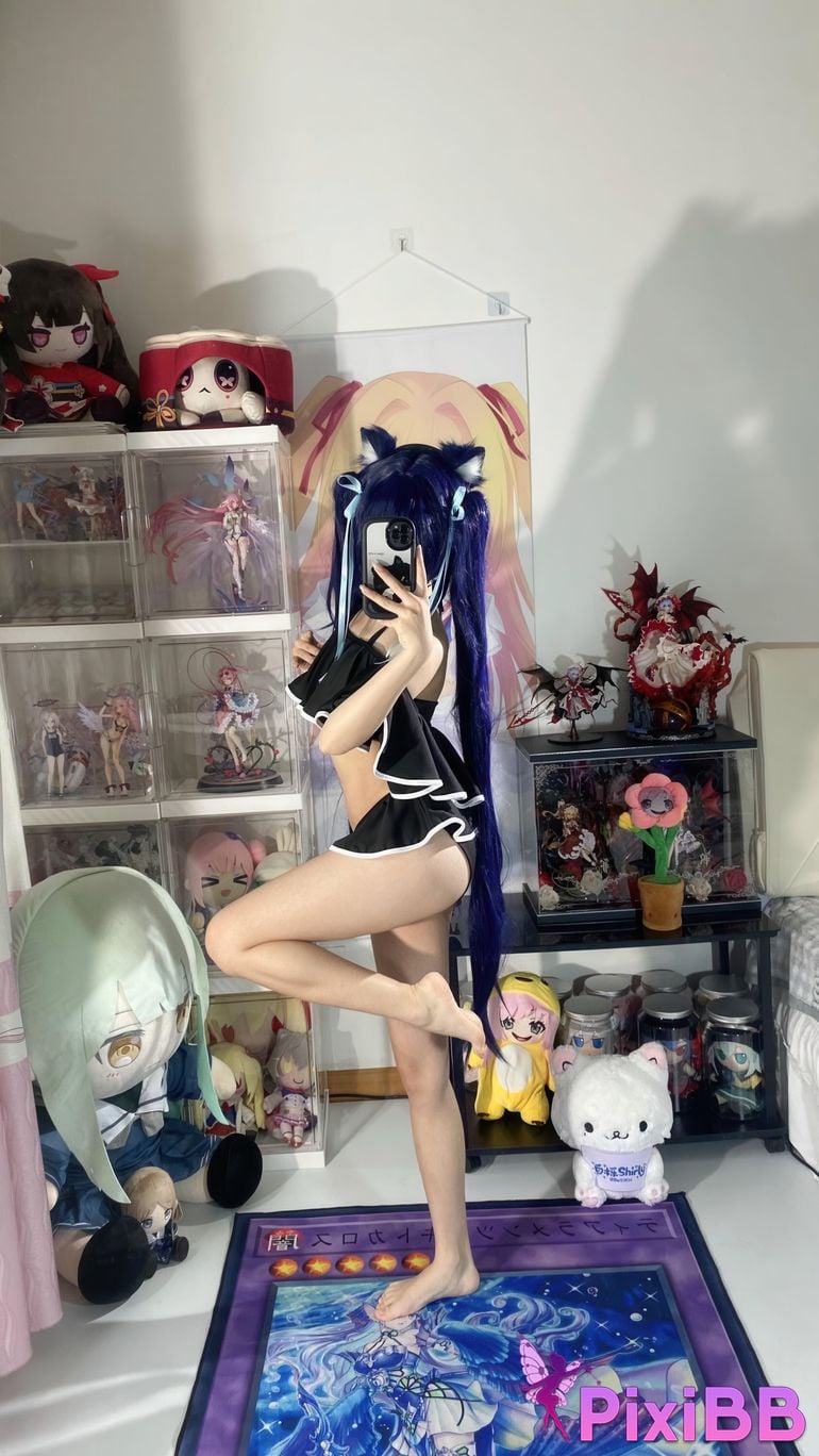 Cosplayer white oak Shirly Kuromi Akane PixiBB.COM 111 1
