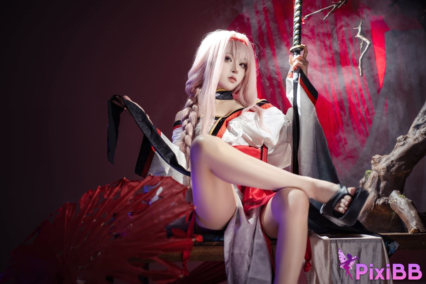 Cosplayer vector fish Nikke goddess of victory dark lotus PixiBB.COM 003 1