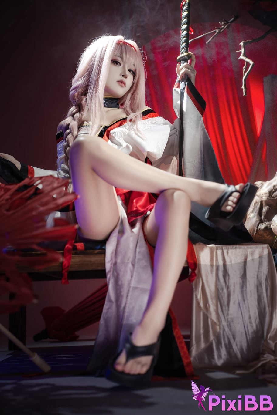 Cosplayer vector fish Nikke goddess of victory dark lotus PixiBB.COM 004 1