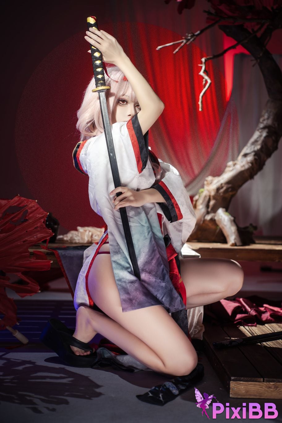 Cosplayer vector fish Nikke goddess of victory dark lotus PixiBB.COM 006 1