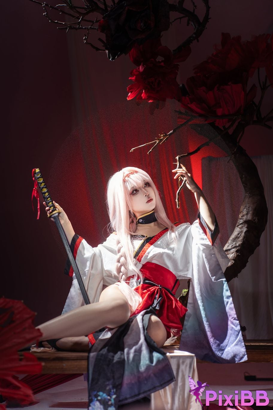 Cosplayer vector fish Nikke goddess of victory dark lotus PixiBB.COM 010 1