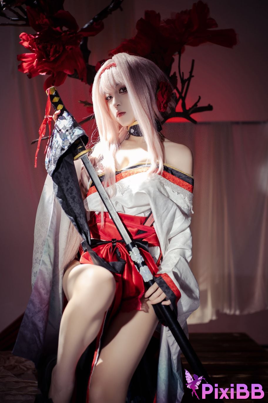 Cosplayer vector fish Nikke goddess of victory dark lotus PixiBB.COM 013 1