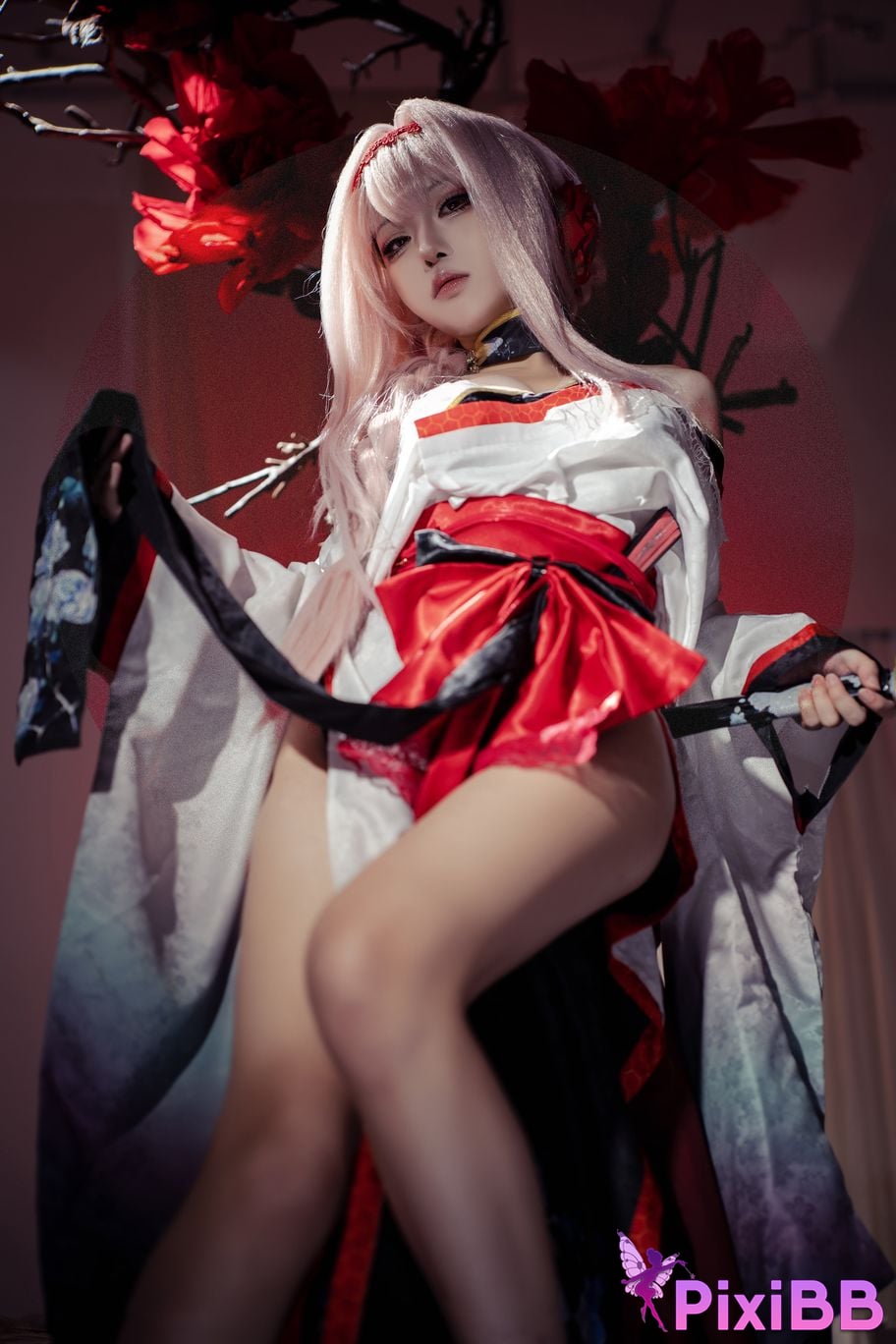 Cosplayer vector fish Nikke goddess of victory dark lotus PixiBB.COM 014 1