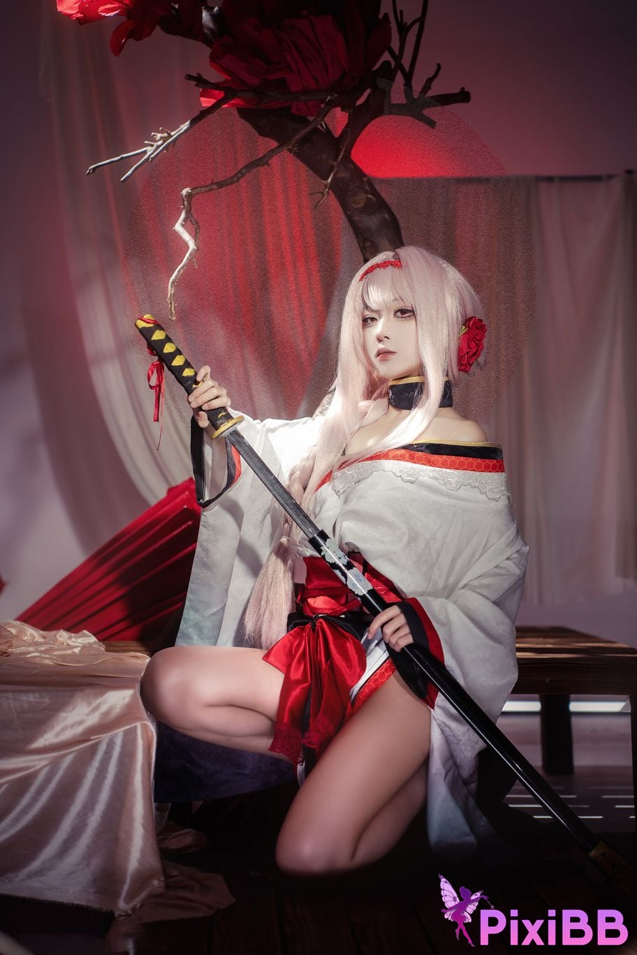 Cosplayer vector fish Nikke goddess of victory dark lotus PixiBB.COM 016 1