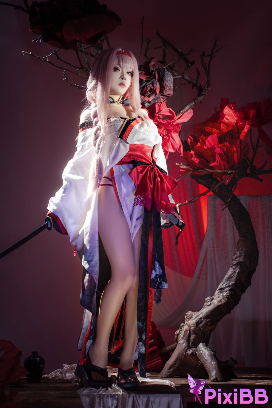 Cosplayer vector fish Nikke goddess of victory dark lotus PixiBB.COM 023 1