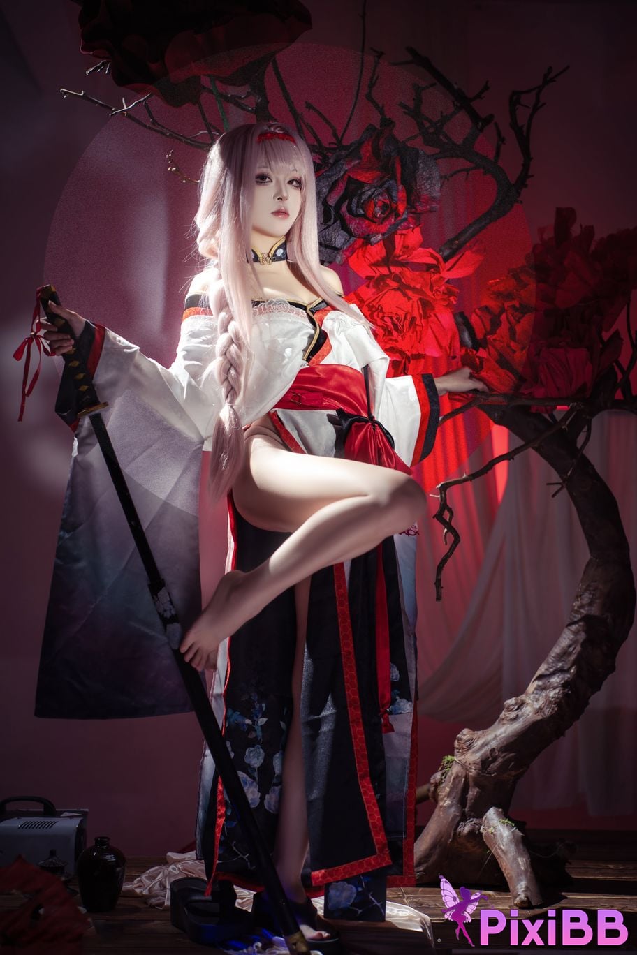 Cosplayer vector fish Nikke goddess of victory dark lotus PixiBB.COM 027 1