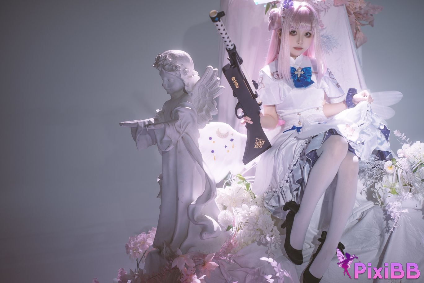 Cosplay Vector Fish Blue Archives Holy Garden Unflowered PixiBB.COM 003 1