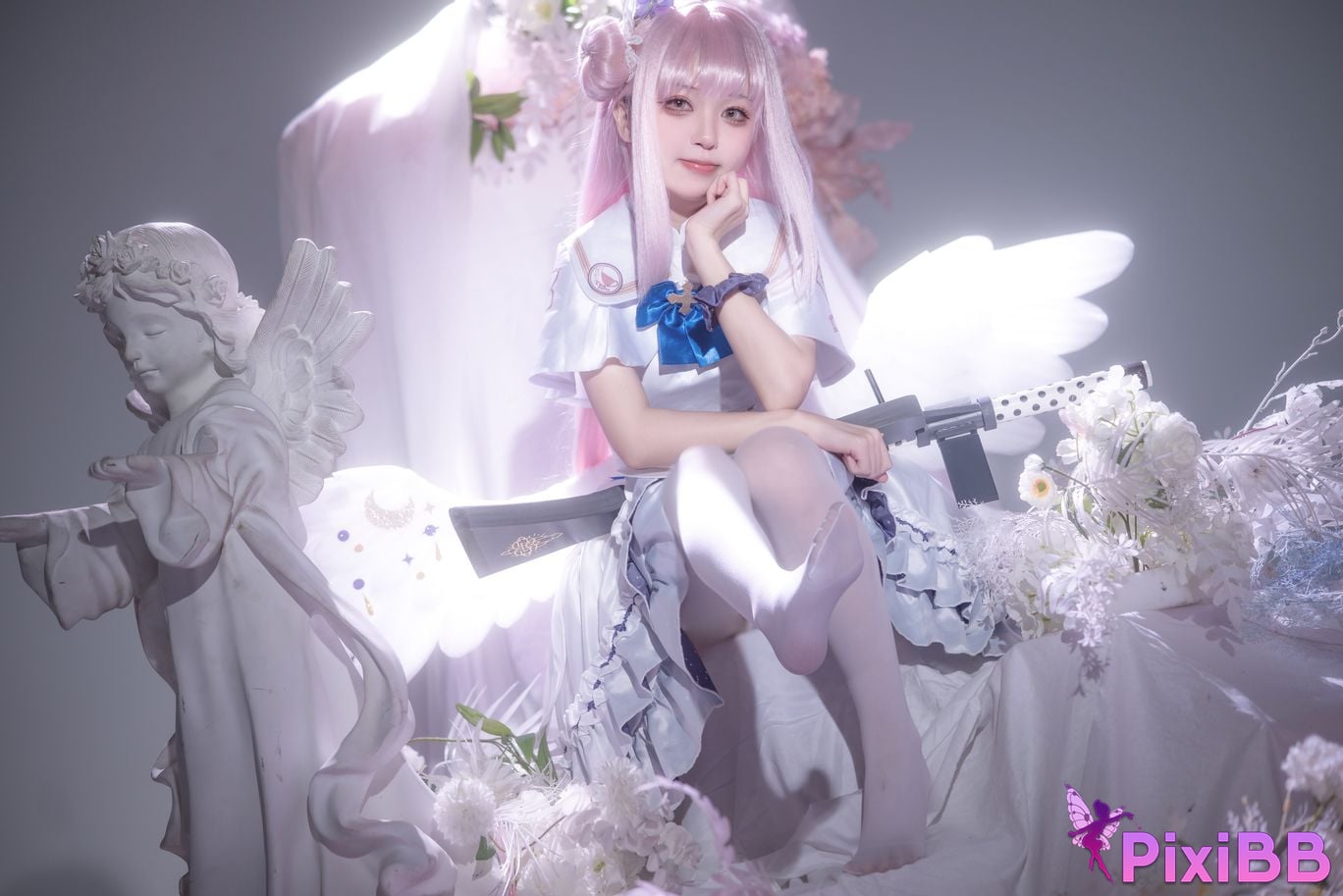 Cosplay Vector Fish Blue Archives Holy Garden Unflowered PixiBB.COM 004 1