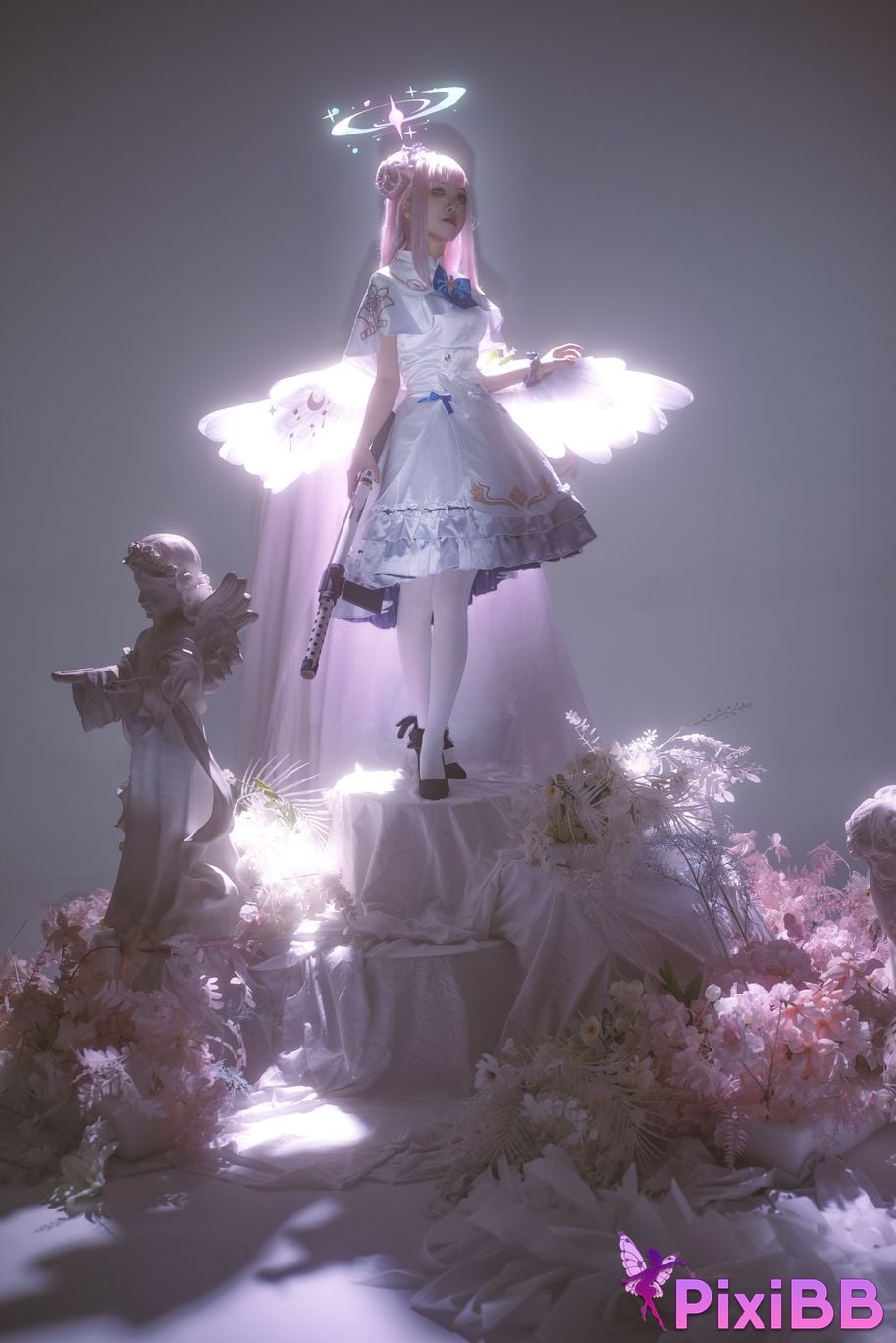 Cosplay Vector Fish Blue Archives Holy Garden Unflowered PixiBB.COM 025 1