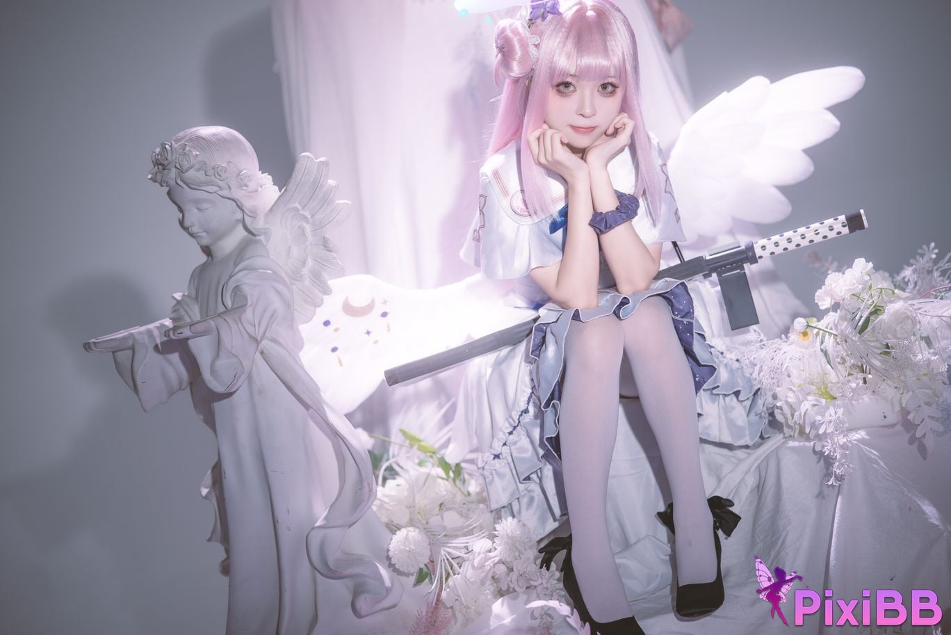 Cosplay Vector Fish Blue Archives Holy Garden Unflowered PixiBB.COM 026 1