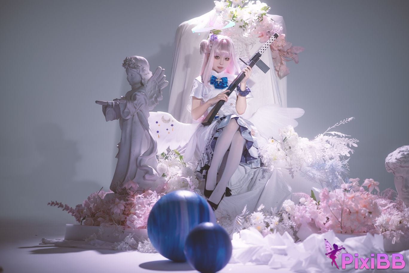 Cosplay Vector Fish Blue Archives Holy Garden Unflowered PixiBB.COM 027 1