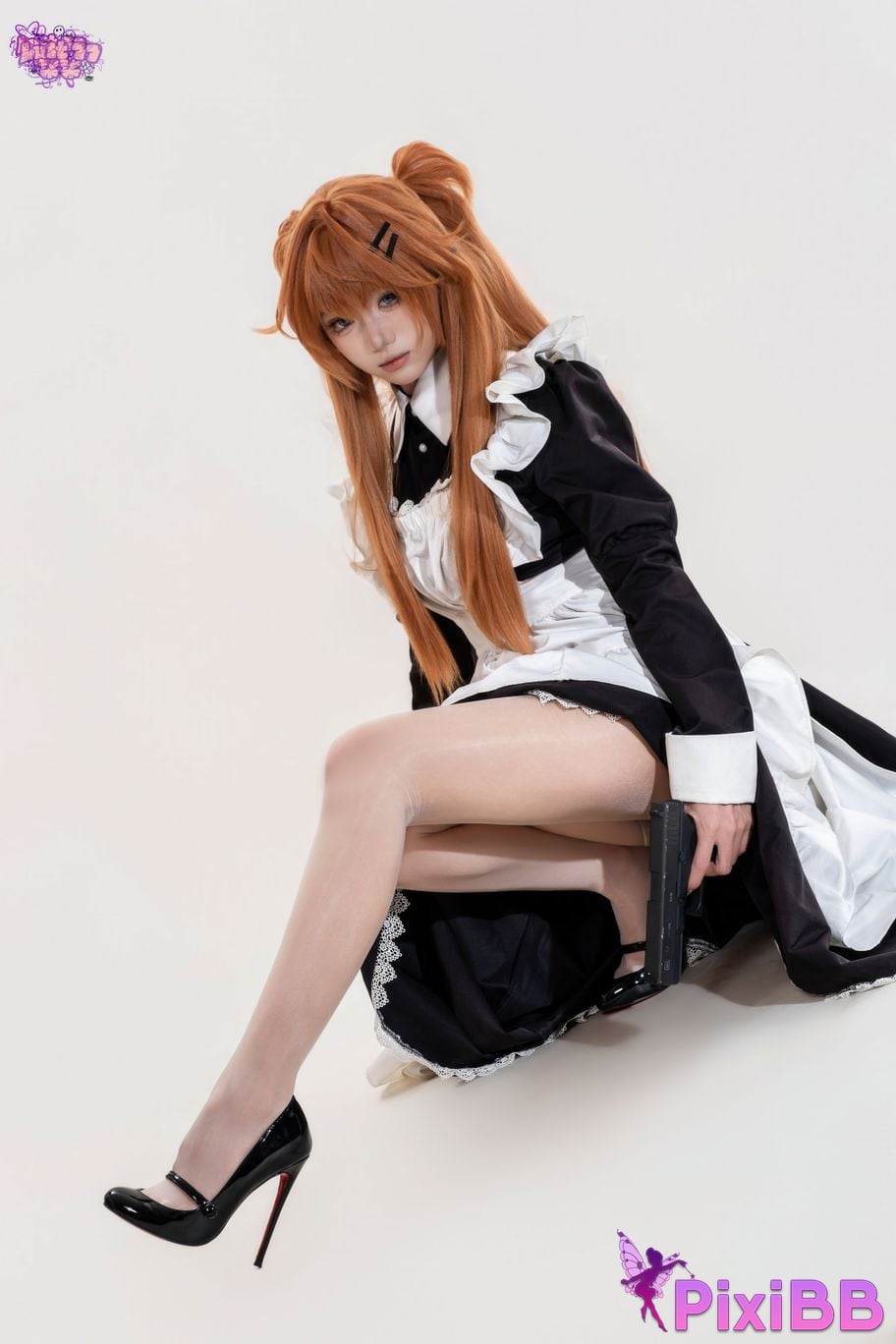 Cosplayer Qiqi be good EVA asuka maid PixiBB.COM 007 1