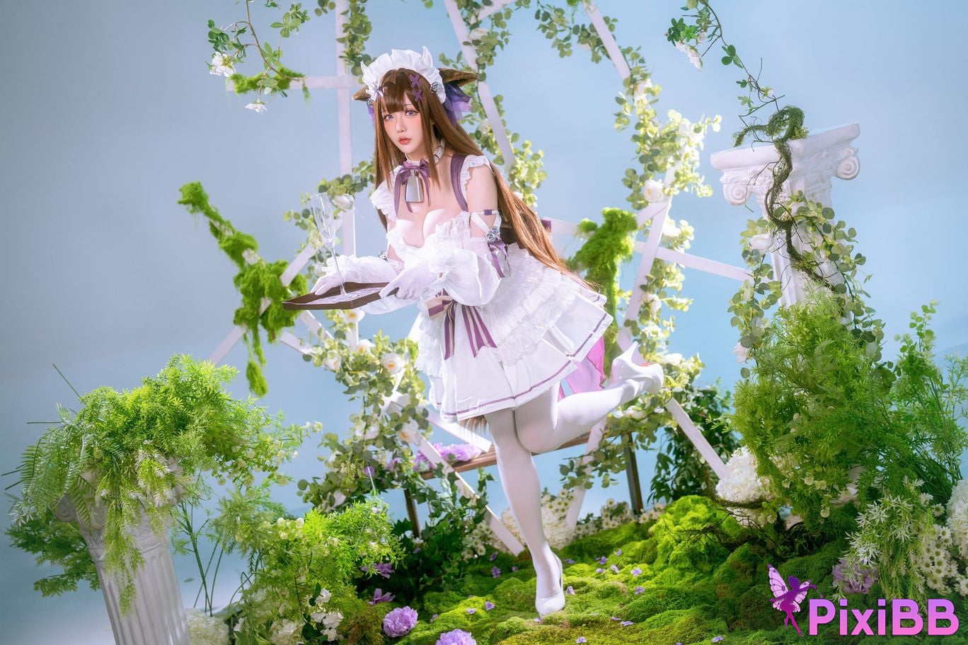 Cosplayer The star is late Hoshilily azur lane Kashino PixiBB.COM 001 1