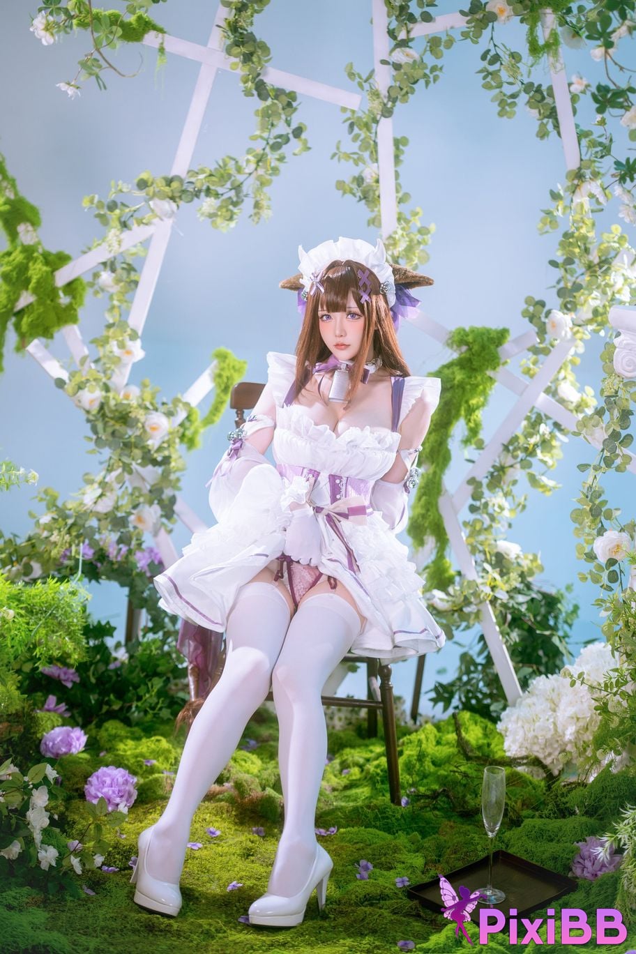 Cosplayer The star is late Hoshilily azur lane Kashino PixiBB.COM 002 1