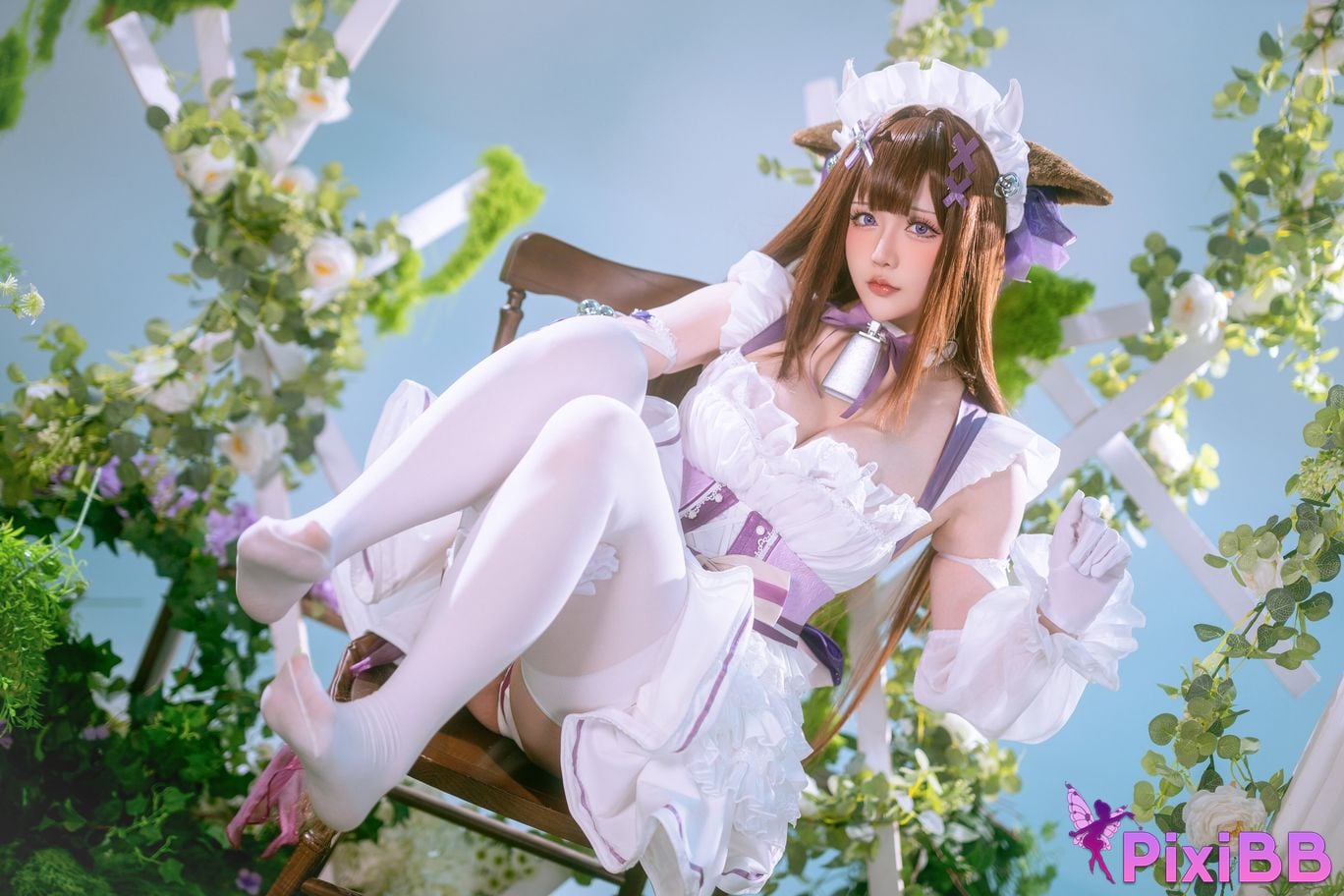 Cosplayer The star is late Hoshilily azur lane Kashino PixiBB.COM 003 1