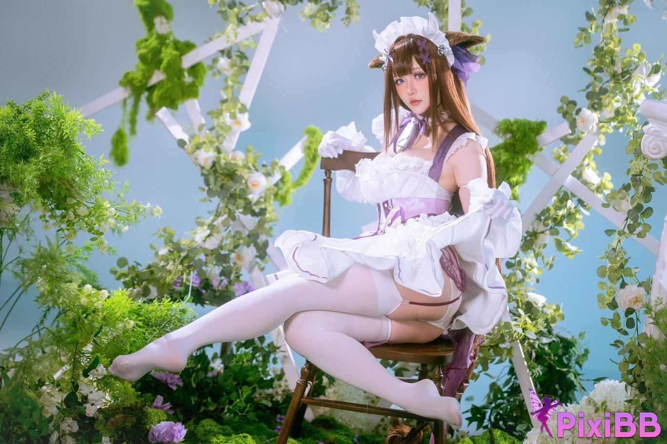 Cosplayer The star is late Hoshilily azur lane Kashino PixiBB.COM 005 1