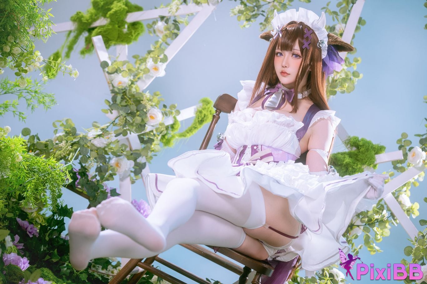 Cosplayer The star is late Hoshilily azur lane Kashino PixiBB.COM 007 1