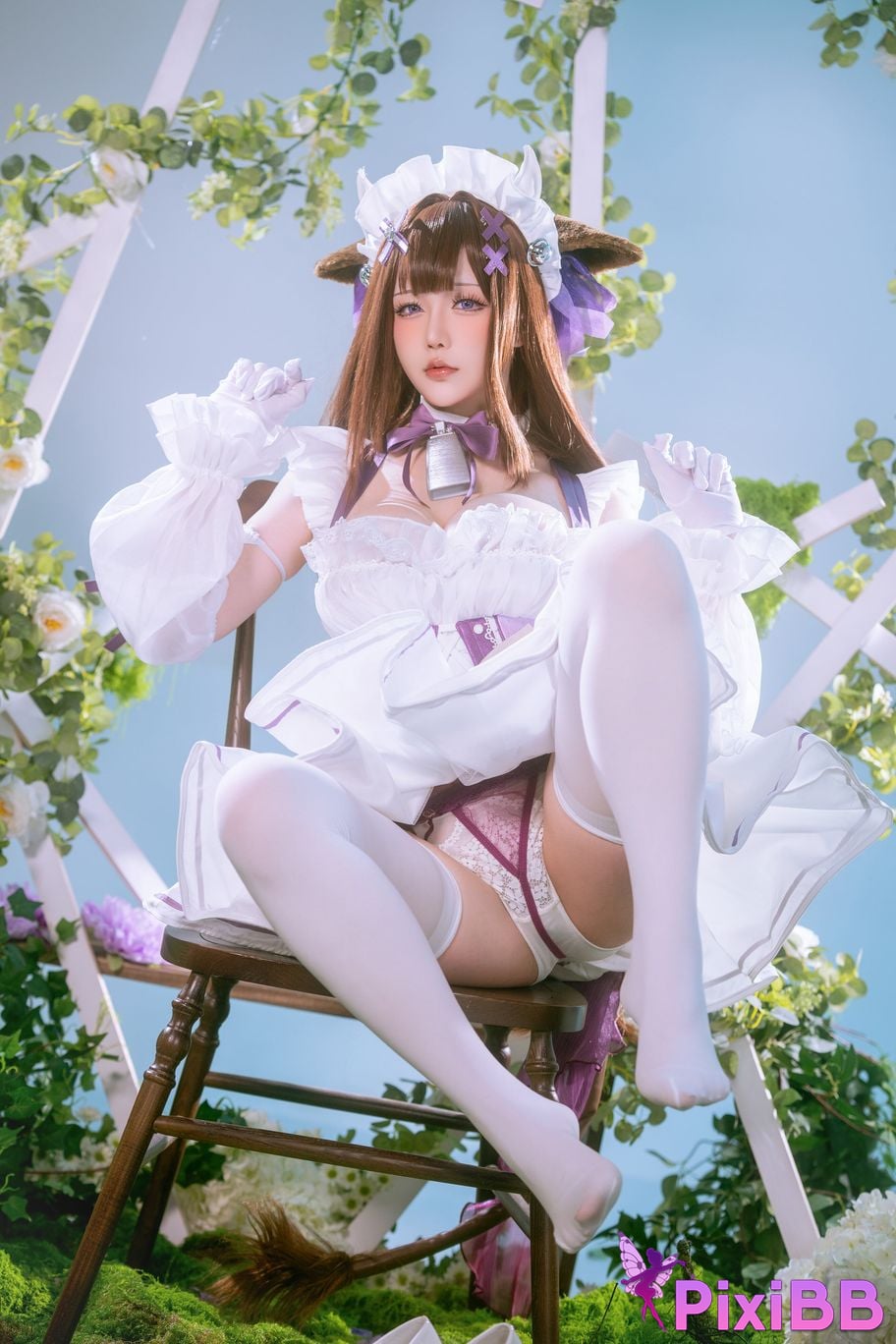 Cosplayer The star is late Hoshilily azur lane Kashino PixiBB.COM 008 1