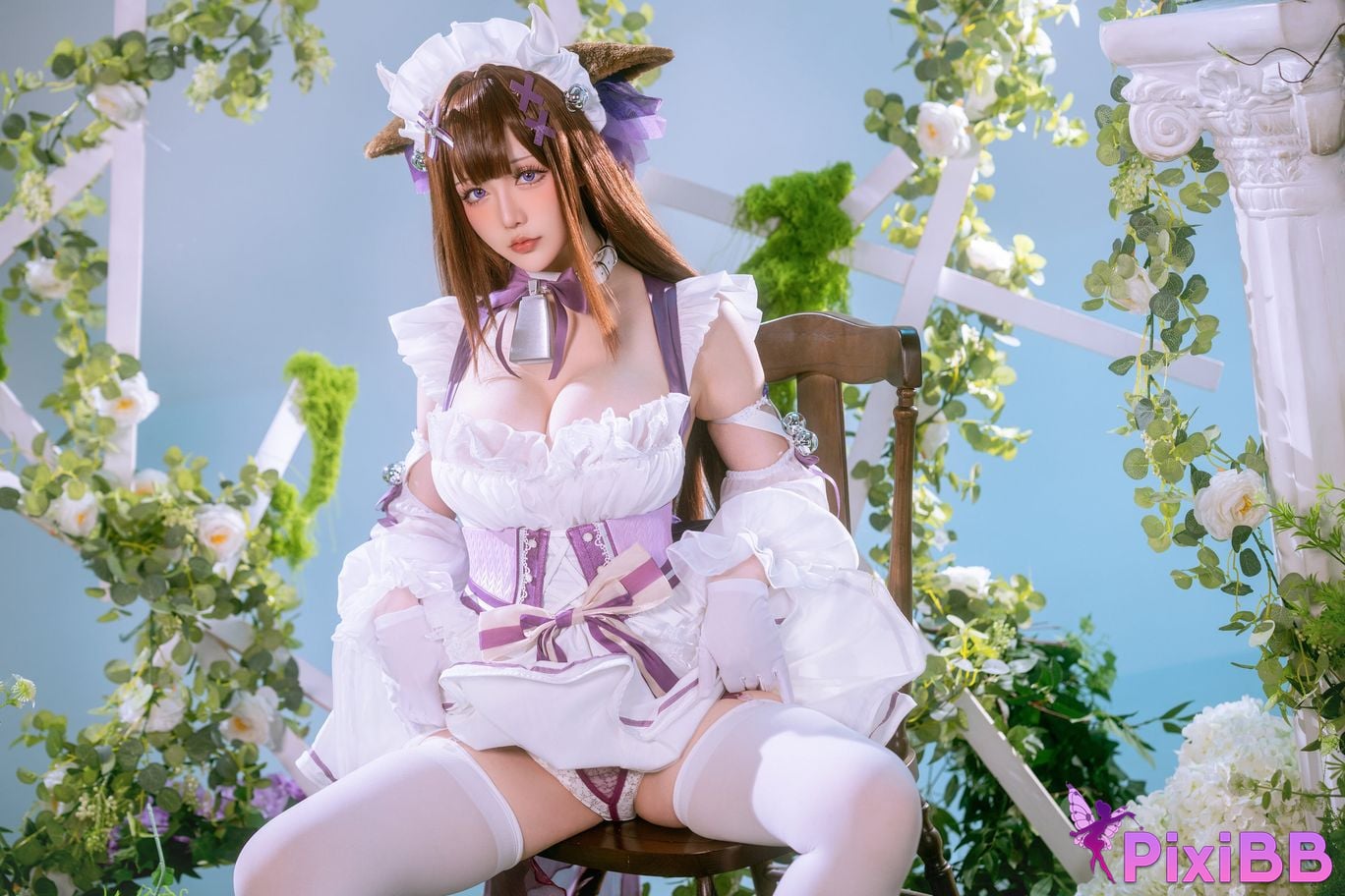 Cosplayer The star is late Hoshilily azur lane Kashino PixiBB.COM 011 1