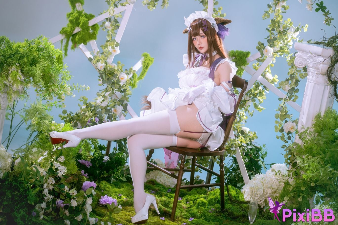 Cosplayer The star is late Hoshilily azur lane Kashino PixiBB.COM 018 1